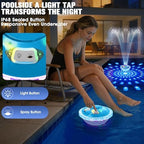 Upgraded Floating Pool Fountain with Light,Large Rechargeable Pool Fountain - Image 4