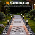 VENUS MANUFACTURING Low Voltage Pathway Lighting 6 Pack Outdoor Square Bollard Path Lights LED Landscape Lighting 0.6W 3200K Warm White Light for Walkway Yard Backyard Lawn Garden Decorative - Image 3