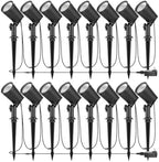 SUNTHIN 16 Pack Outdoor Landscape Lights, 600LM LED Spot Lights by SUNTHIN