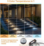4" LED Retaining Wall Light, 16-Pack Low Voltage Landscape Lights - Image 3