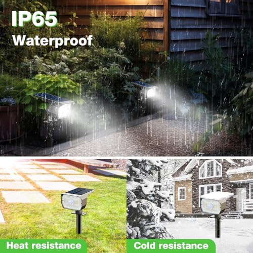 nipify Solar Lights Outdoor Waterproof, Motion Sensor Spot Landscape Light - Image 4