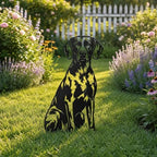 Dog Metal Garden Stake - Weatherproof Dog Silhouette Yard Art, Decorative Outdoor Sign for Lawn & Patio, Heartfelt Gift for Treeing Walker Coonhound Lovers(Jump,14") - Image 3