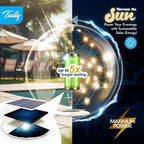 TIALLY Fairy Floating Pool Lights Solar Powered - Warm White Balls (4 Pack) - Image 3