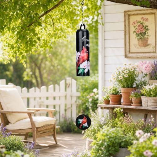 MUMTOP Cardinal Wind Chime for Outside Deep Tone Wind Bell Memorial Gifts - Image 2