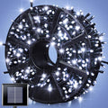 JMEXSUSS 600 LED Solar Christmas Lights, 206.7ft Solar String Lights, White by JMEXSUSS