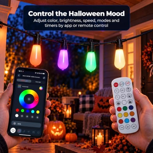 Halloween Outdoor String Lights - Patio Lights Outdoor Waterproof - Image 4