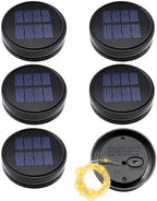 6 Pack Solar Light Replacement Top(Top 2.83 Inch, Bottom 2.91 Inch) by YJFWAL