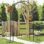 Garvee 7.2 x 4 ft Metal Garden Arch Trellis for Climbing Plants by Garvee