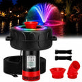 Pond Fountain Aerator with Lights RGB Light 1HP 750W 110V Fountain by BOFEKTE15000GPHPondFountai