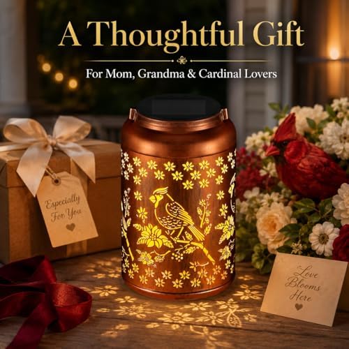 Solar Lanterns Outdoor Waterproof Garden Decor Gifts for Women Mom Grandma - Image 7