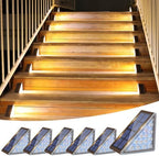 VOLISUN Solar Step Lights Outdoor Waterproof, LED Outdoor Stair Lights by VOLISUN