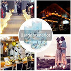 Turtle Flameless Flickering Candles 4 Pcs Real Wax Battery Operated Candles with Color Changing Timer Remote Control LED Pillar Candles for Wedding Party and Holiday Decoration - Image 7