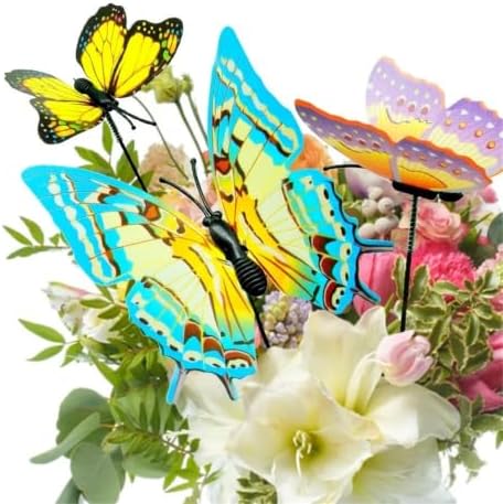 Garden Stakes Simulation Butterflies Garden Yard Planter Butterfly Stakes - Image 3