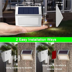 JSOT Solar Powered Lights Ideal for Step, Fence, Deck, Stair-Cool White-16P - Image 5