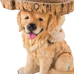 Garden Decor Garden Decoration Puppy Tree Ornaments Bird Bath Statue Dog Feeder Outdoor Decor - Image 5