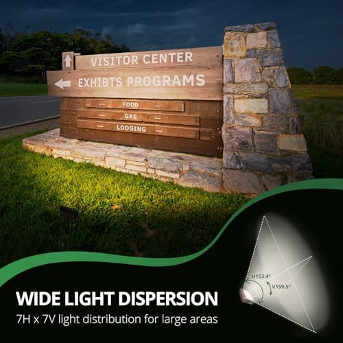 GKOLED 15W Outdoor LED Flood Security Lights, Waterproof Landscape Lighting, 50W PSMH Equivalent, 1500 Lumens, 4000K Cool White, 1/2" Adjustable Knuckle, Compact Size, UL-Listed - Image 3