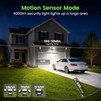 ALUSSO Motion Sensor Outdoor Lights, 40W 4000LM Flood Lights Outdoor 120V - Image 5