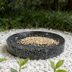 Stone Bird Bath, 10 inch Heavy Bird Bath Bowl Only for Outdoor,Tabletop, Ground Patio Garden Decor, Weather-Resistant Easy to Clean - Image 6