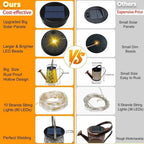 Solar Watering Can Lights, Large Retro Metal Hanging Solar Lights Outdoor Waterproof, Mother's Day Birthday Gifts for Women Mom Grandma Garden Yard Light LED Decoration Outside for Porch Lawn Patio - Image 5