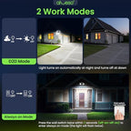 ALUSSO Dusk to Dawn Outdoor Lighting 30W 3500LM 3CCT 3000K/4000K/6500K 120V - Image 5