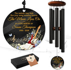 Electric Guitar Memorial Wind Chime, Personalized Custom Name Year by AlpadilCo