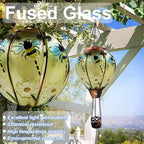 Hot Air Balloon Solar Lantern with Flame Bee - Image 6
