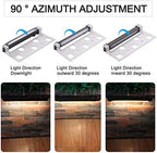 LED Hardscape Light 7 Inch 1.5W Deck Step Paver Wall Garden Pathway Lamp, Warm White 2700K, 12V Low Voltage AC/DC, Outdoor IP65 Waterproof 10 Pack - Image 3