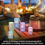 YETTASBIN Flamingo Flameless Candles with Remote Control and Timer, Adjustable Brightness Long Lasting Battery Operated LED Pillar Candles for Indoor Outdoor Party Home Decor, 2 Pack - Image 7