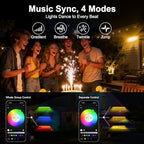 Smart Flood Light Outdoor, RGBCW 360W, IP66, WiFi APP & RF Remote - Image 5