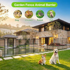 INJOPEXI Decorative Garden Fence 6 Panels 13ft (L)×42in (H) Animal Barrier Fences with 5 Panels + 1 Gate, No Dig Garden Fencing Rustproof Metal Wire Temporary Rabbit Dog Fence for Patio Outdoor Yard - Image 5