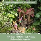 PRETMANNS Fairy Houses for Outside - Treehouse Fairy Garden Kit - Image 6