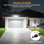 Onforu Dusk to Dawn Flood Lights Outdoor,130W Outdoor Lighting,6500K 13000LM White Super Bright Lights,IP65 Waterproof Hardwired LED Security Lights for Garage,Yard,Outside - Image 4