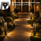 Landscape Pathway Lights Modern Black Path Light Cone LED Bollard Lighting Fixture Outdoor Sideway Lighting With Aluminum Housing Walkway Lamps Waterproof 3000k Lawn Light For Garden Yard House Park - Image 6