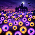 Halloween Decorations Outdoor, Scary Eyeballs Solar Garden Light, 4 Pack by VOOKRY