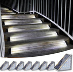 VOLISUN Solar Stair Lights 8 Pack, Solar Step Lights Waterproof IP67 by VOLISUN