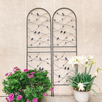 Garden Trellis for Climbing Plants Outdoor, 2-Pack 71" Metal Rustproof - Image 5