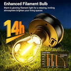 Solar Lanterns Outdoor Waterproof, Metal Hanging Lights, 2 Pack - Image 4