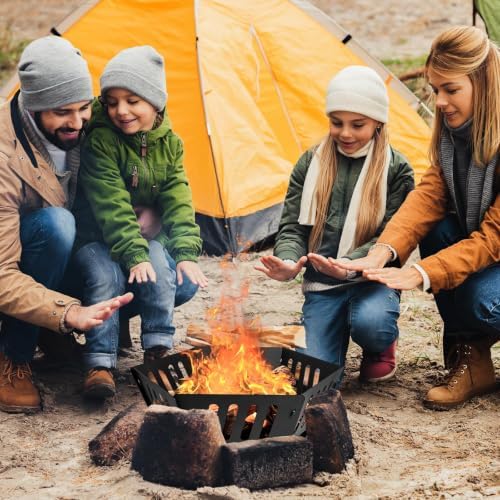 24-Inch Portable Fire Pit with Carry Bag| - Image 6