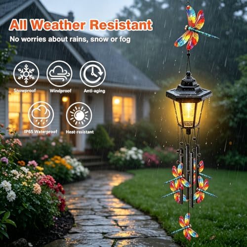 VOOKRY Wind Chime Gifts for Women Mom Grandma Wife Sister Daughter Neighbor - Image 4