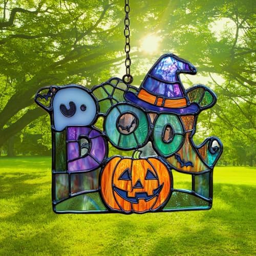Funy Boo Halloween Acrylic Suncatcher - Image 3