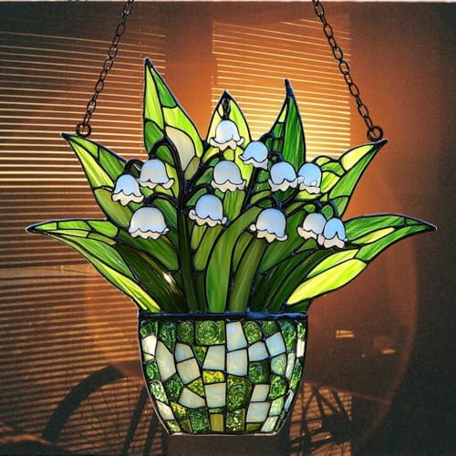 Lily of The Valley Acrylic Suncatcher - Image 7