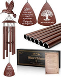 36" Hummingbird Memorial Wind Chime, Sympathy Gifts for Loss of Love One by VenbeelDirectUS