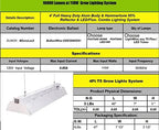 Durolux DL842N T5 4-foot 2 Fluorescent Lamps Grow Lighting System with 10000 Lumens and 6500K Full Sunlight Spectrum and Low Profile 7" Wide Reflector - Image 7