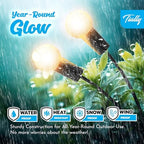 TIALLY 6 Pack 48 LED Firefly Lights Solar Outdoor - Image 5