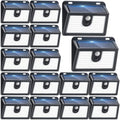 [16 Packs] Solar Motion Sensor Outdoor Lights, Super Bright Solar Lights Outdoor Waterproof, 3 Lighting Modes Security Wall Light for Outside Walking Dog Fence Backyard Deck Garden Door Step Garage by Claoner