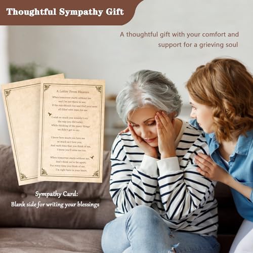 Sympathy Gifts for Loss of Mom, 32" Memorial Wind Chimes for Loss of Mother, Windchimes, Condolence Bereavement Gifts in Memory of Mom (Bronze) - Image 3