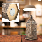 Vintage Wrought Iron LED Lantern - Image 2