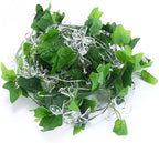Artificial Flower Vine String Lights With Green Leaves Decor|Led Copper Wire Fairy Lights|Romantic Artificial Plants Ambiance Lamps For Party Christmas Bedroom,A-Warm White,5m(16.4ft)-50LED-USB - Image 2