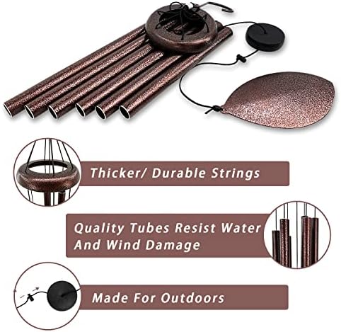 Wind Chimes for Outside Deep Tone,36 Inch Chimes for Outdoors - Image 4