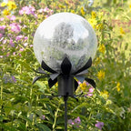 Achla Designs 10" Gazing Globe, Silver - Image 6
